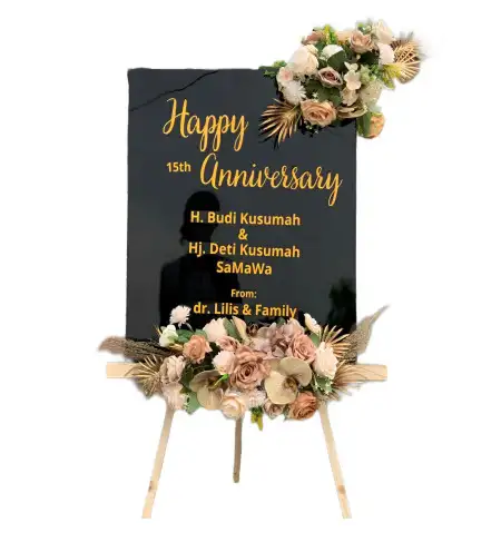 Papan Bunga Akrilik Dungingi